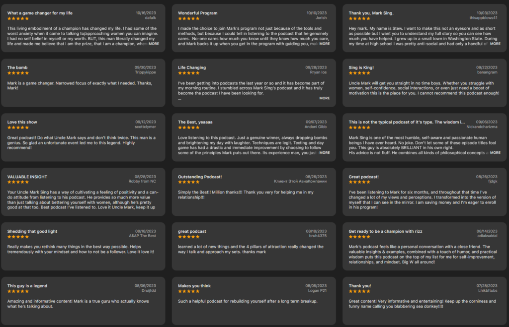 Client review