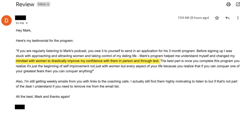 Client review