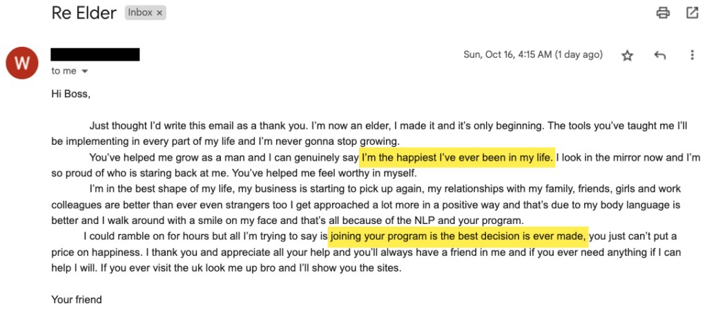 Client review