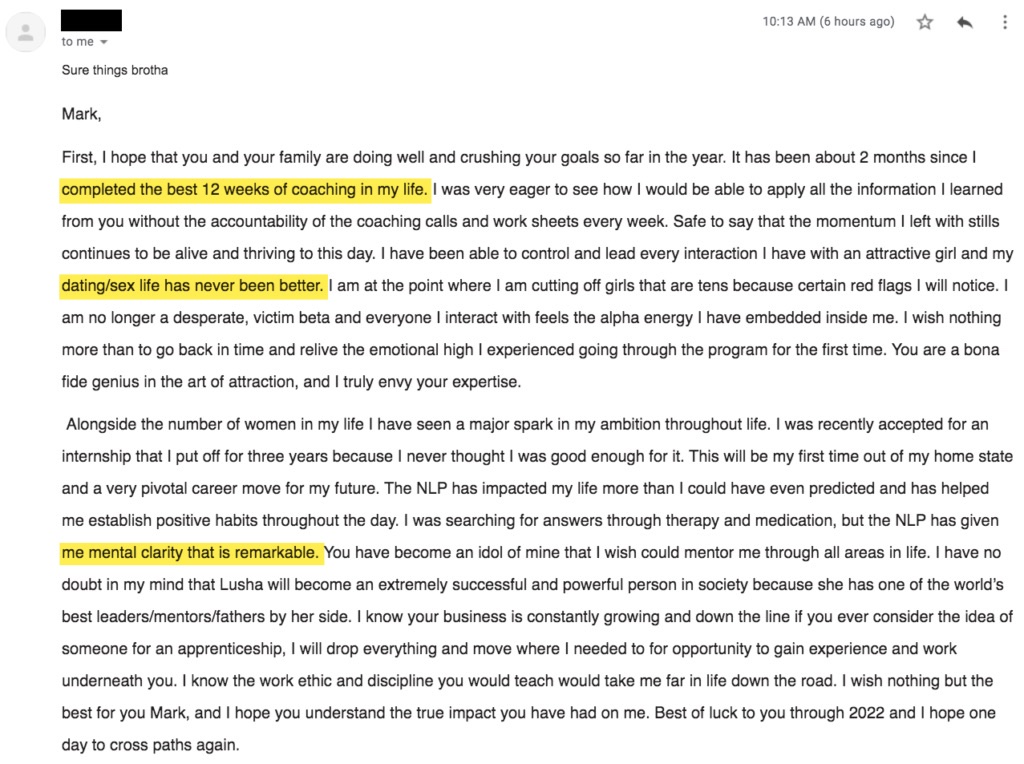 Client review