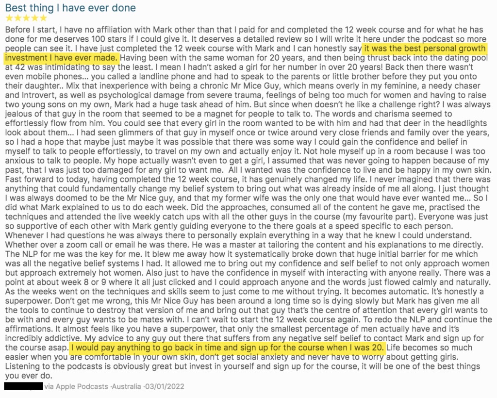 Client review