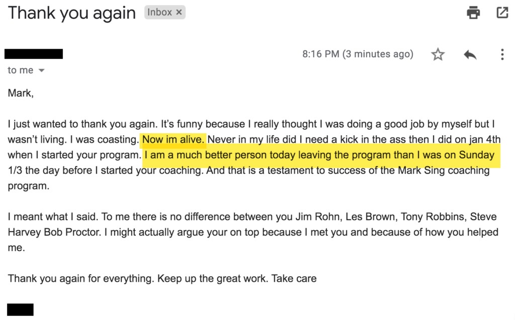 Client review
