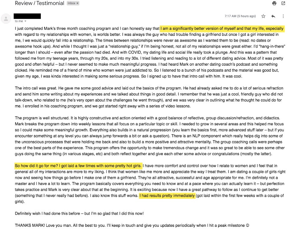 Client review