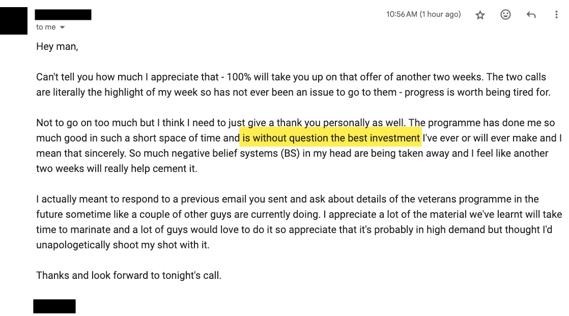 Client review