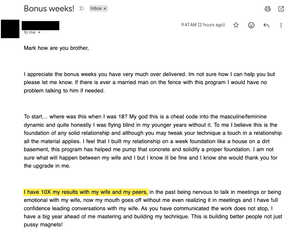 Client review