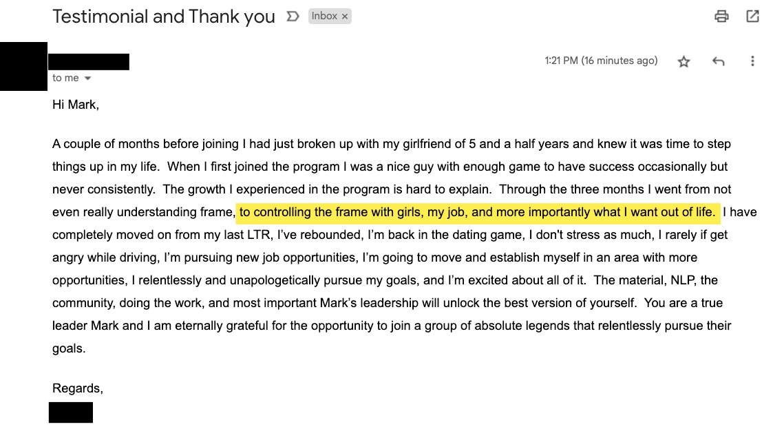 Client review