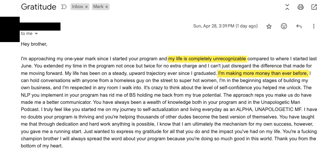 Client review