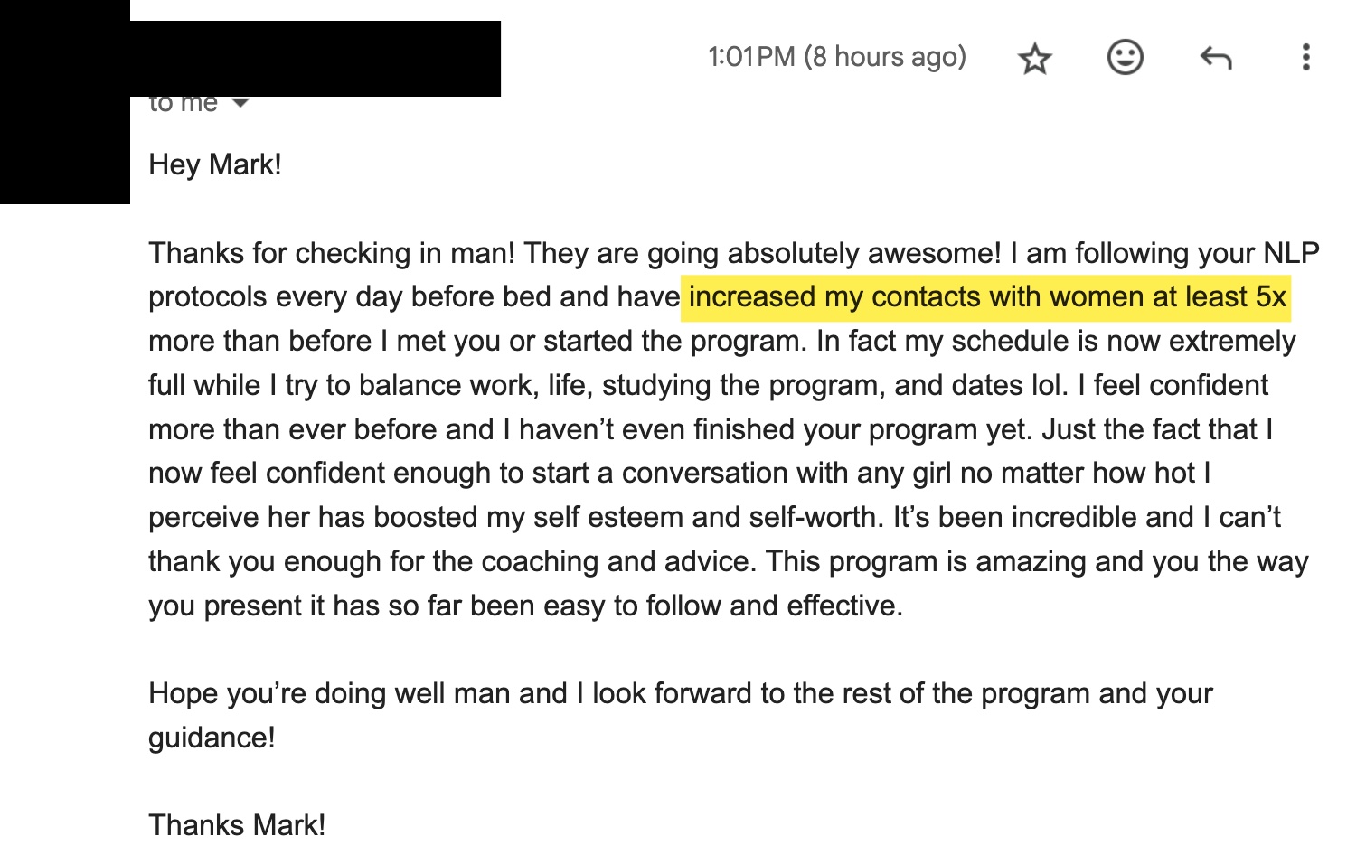 Client review