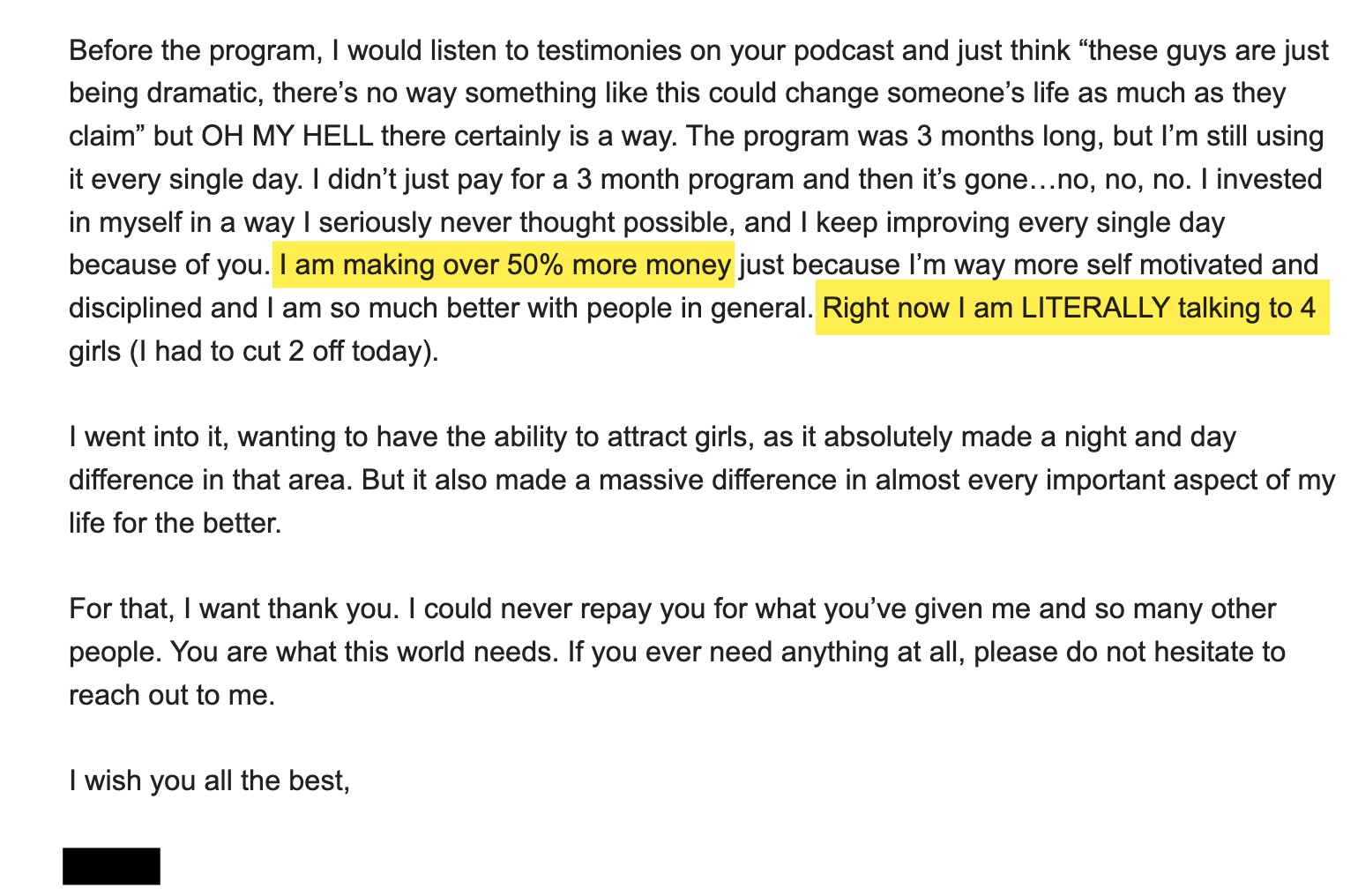 Client review