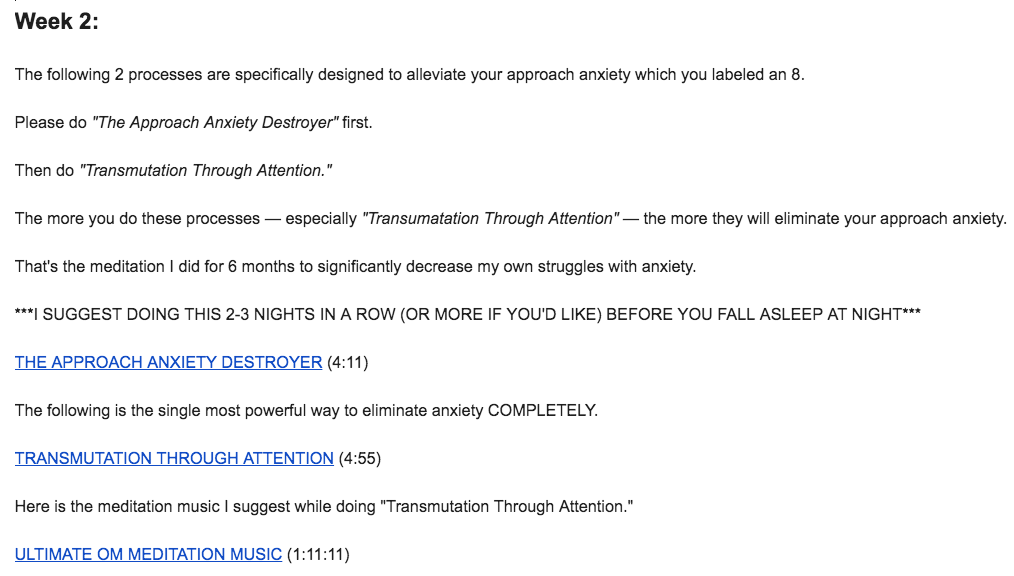 A real example from one of my custom 12-week NLP protocols.