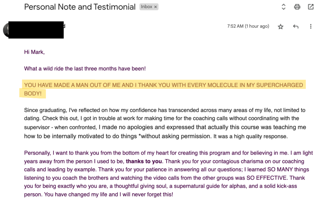 Client review