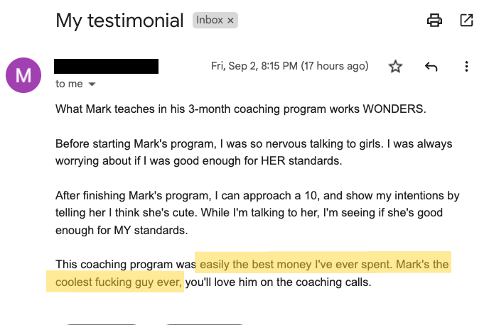Client review