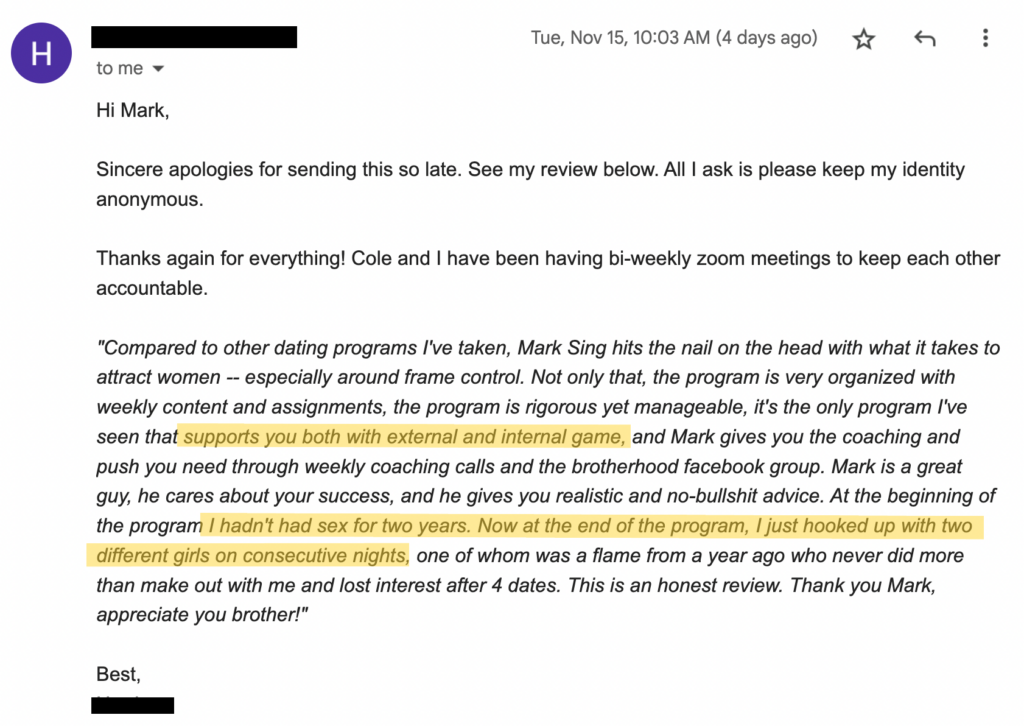 Client review