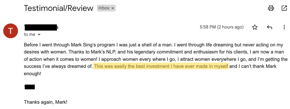 Client review