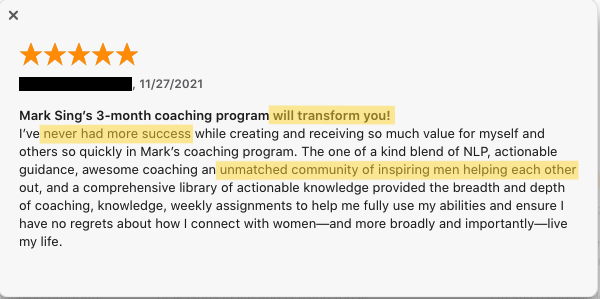 Client review