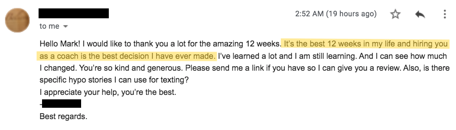 Client review